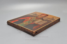 Старинная деревянная икона Николая Чудотворца, Россия, 19 в.