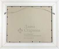 Старинная цветная гравюра в раме «Ядовитые грибы», Россия, н. 20 в.