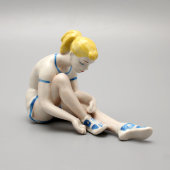 Статуэтка «Перед игрой», скульптор О. Рапай, Полонский ЗХК, Украина, 1950-70 гг.