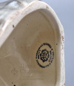 Бюст народного артиста СССР И. М. Москвина, Кировский фаянсовый завод, 1930-е гг., Кукрыниксы, фаянс