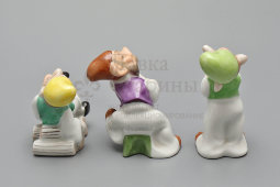 Комплект статуэток «Белоснежка и семь гномов», фарфоровая мануфактура Herend, Венгрия, 1970-80 гг.