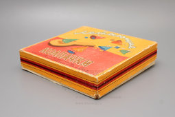 Детская настольная игра «Летающие колпачки», СССР, изд-во «Детский мир», 1963 г.