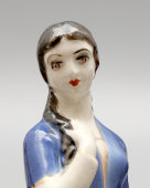 Статуэтка «Ануш» (Девушка с кувшином), Ереванский фаянсовый завод, Армения, 1950-60 гг.