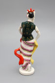 Фигурка «Индонезийский танец», скульптор Киселев А. А., ЛЗФИ, 1950-60 гг.