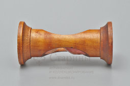 Старинные песочные часы в деревянном корпусе, 1,5 мин, Европа, 19 в.