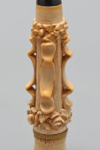 Старинный курительный мундштук, слоновая кость, резьба, Германия, 19 в.