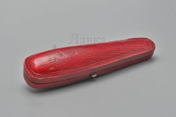 Старинный курительный мундштук, слоновая кость, резьба, Германия, 19 в.