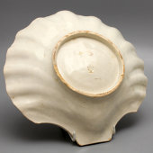 Старинное фаянсовое блюдо «Морская раковина», ЗиК Конаково, 1919-23 гг.