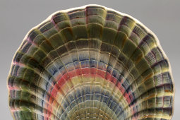 Старинное фаянсовое блюдо «Морская раковина», ЗиК Конаково, 1919-23 гг.