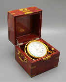 Хронометр морской «Полет» в футляре, полный комплект, паспорт, СССР, 1990 г.