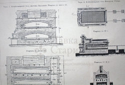 Старинная гравюра «Хлебопекарные печи»