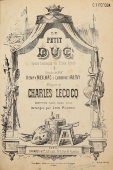 Ноты оперетты Шарля Лекока «Маленький герцог» (Le petit duc, 1878), твердый переплет, Европа, кон.19, нач. 20 вв.