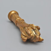 Старинная личная печать «Сноп пшеницы», бронза, Европа, кон. 19, нач. 20 вв.