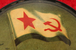 Сувенирная подарочная пластинка в раме «Краснофлотский марш», СССР, 1937 г.