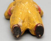 Детская резиновая игрушка «Малый Арлекин», старая резина, 1950-60 гг.