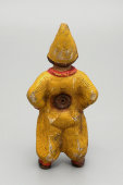 Детская резиновая игрушка «Малый Арлекин», старая резина, 1950-60 гг.
