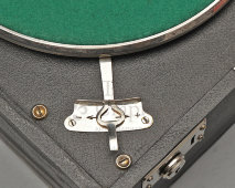 Винтажный европейский портативный граммофон (патефон) Parlophone Lindex, Англия, 1920-30 гг.