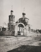 Старинная фотогравюра «Церковь Всемилостевого Спаса в Чигасах», фирма «Шерер, Набгольц и Ко», Москва, 1881 г.