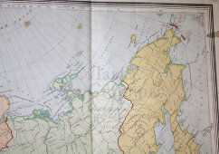 Старинная карта «Политико-административная карта СССР»