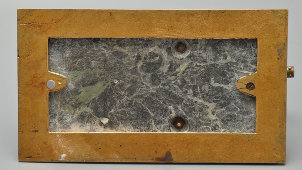 Старинная кабинетная статуэтка «Полевая пушка», бронза, камень, Европа, 19 в.