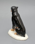 Фигурка «Собака породы доберман», анималистика ЛФЗ, скульптор Воробьев Б. Я., 1930-е