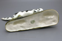 Советская фаянсовая статуэтка «Собака породы Сеттер», анималистика Конаково, 1940-50 гг.