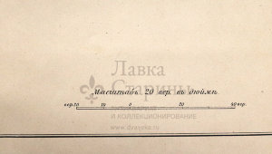 Старинная почтово-телеграфная карта Витебской губернии (Беларусь, Латвия), картографич. зав. П. Ф. Петш, Санкт-Петербург, 1900-е