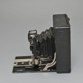 Антикварный складной фотоаппарат «Heag I», компания Ernemann, Дрезден, Германия, 1900-е