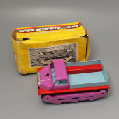Детская электромеханическая игрушка «Вездеход» в коробке, Автомобильный завод ПО «ГАЗ», г. Нижний Новогород, 1990-е