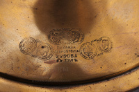 Старинный угольный самовар-банка медальный «М. А. Зубова въ Тулъ»