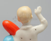 Фигурка «Мальчик с шариками» (На парад), скульптор Столбова Г. С., ЛФЗ, 1950-60 гг.