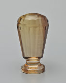 Антикварная личная, фамильная стеклянная печать с гранями, Европа, нач. 20 в.