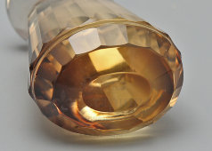 Антикварная личная, фамильная стеклянная печать с гранями, Европа, нач. 20 в.