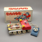 Детская электромеханическая игрушка «Планетоход», завод «Игротехника», Россия, 1992 г.