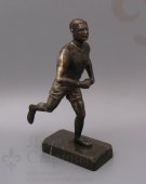 Скульптура «Спортсмен-бегун», силумин, подставка из мрамора, СССР, 1950-60 гг.