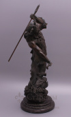Большая интерьерная скульптура «Посейдон», бронза, Европа, 20 век