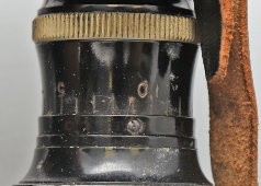 Французский военный, полевой бинокль «Flammarion» времен Первой мировой войны в оригинальном кожаном чехле, компания Huet et Cie, 1910-е