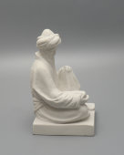 Статуэтка «Авиценна», скульптор Мануйлова О. М., фарфор, бисквит, Вербилки, 1950-е