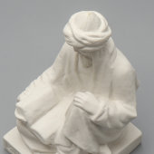 Статуэтка «Авиценна», скульптор Мануйлова О. М., фарфор, бисквит, Вербилки, 1950-е